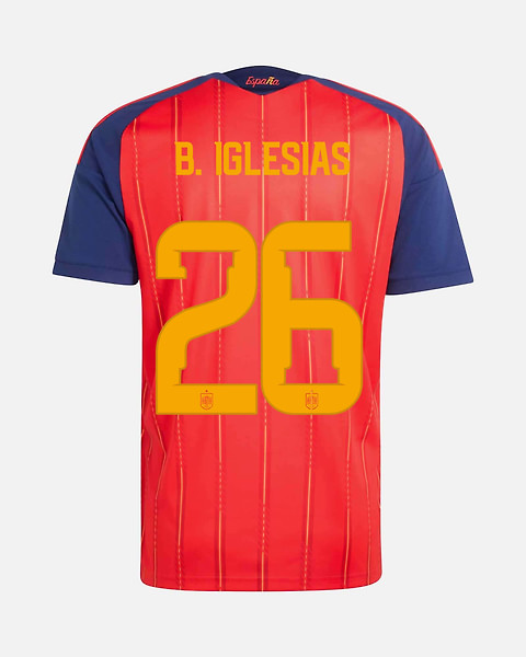 Camiseta 1ª España Mundial 2026 2ª Estrella B. Iglesias