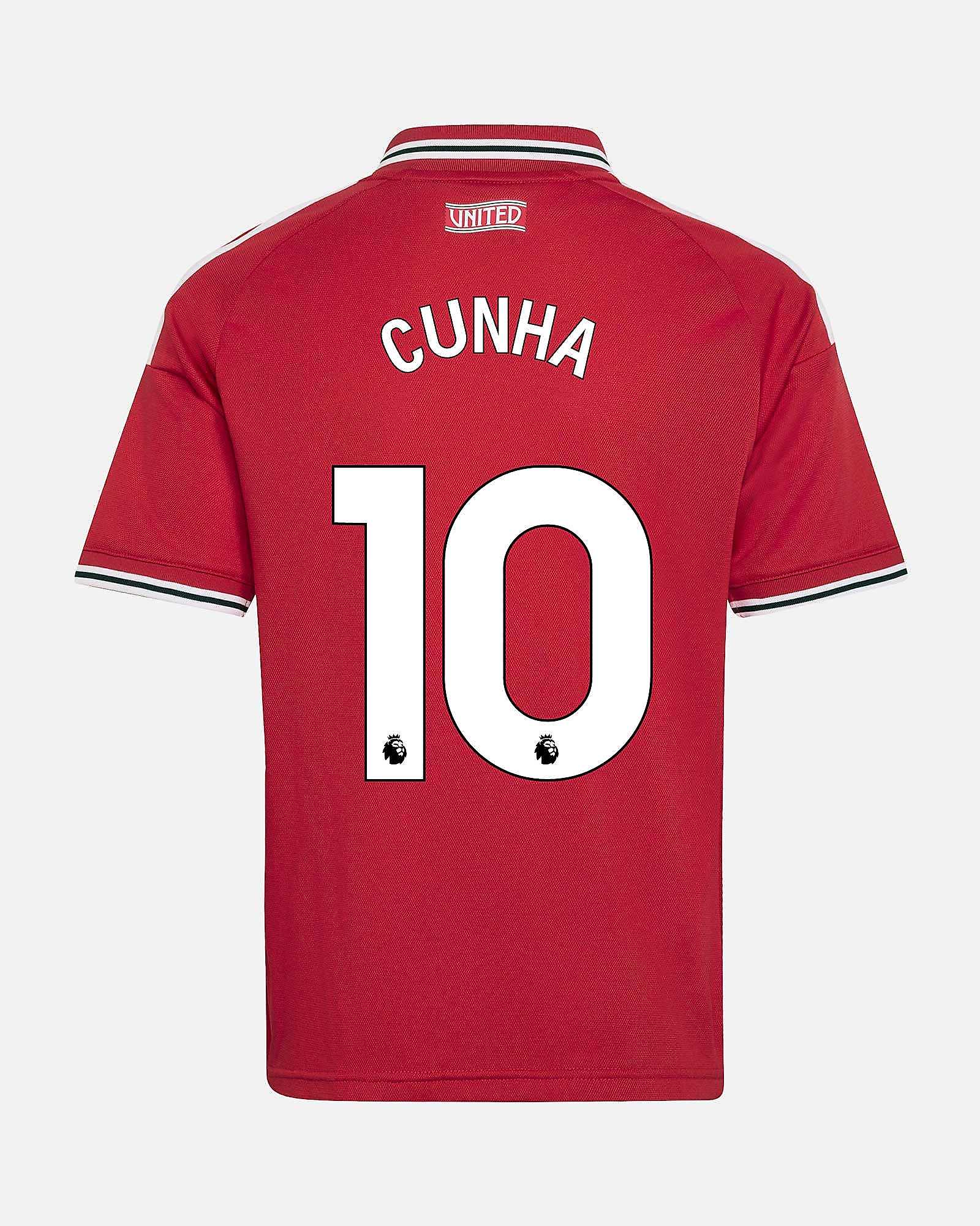 Camiseta 1ª Manchester United 2026/2027 Cunha - Fútbol Factory