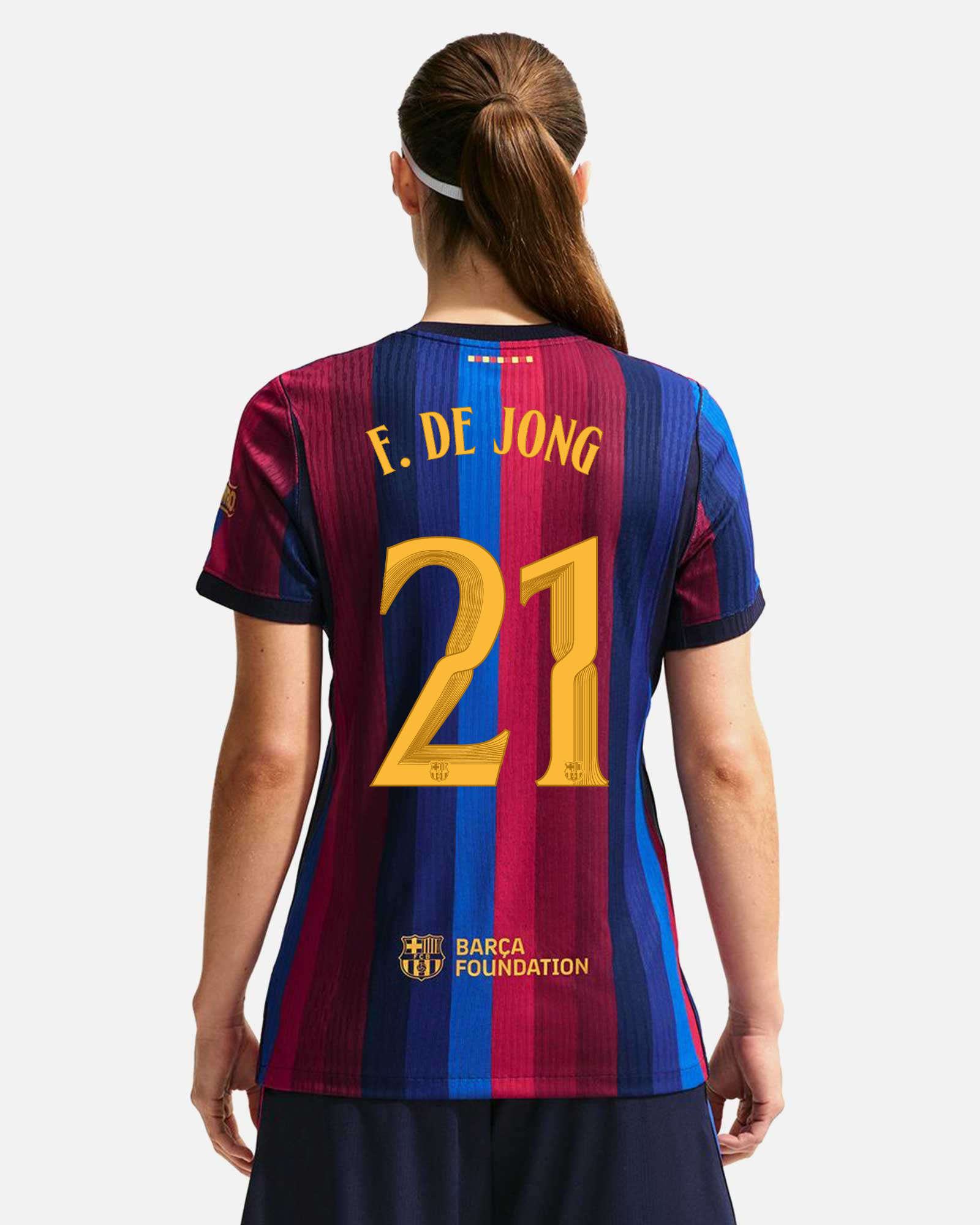 Camisola 1.ª FC Barcelona 2026/2027 Match F. De Jong Camisola 1.ª FC Barcelona 2026/2027 Match F. De Jong - Fútbol Factory