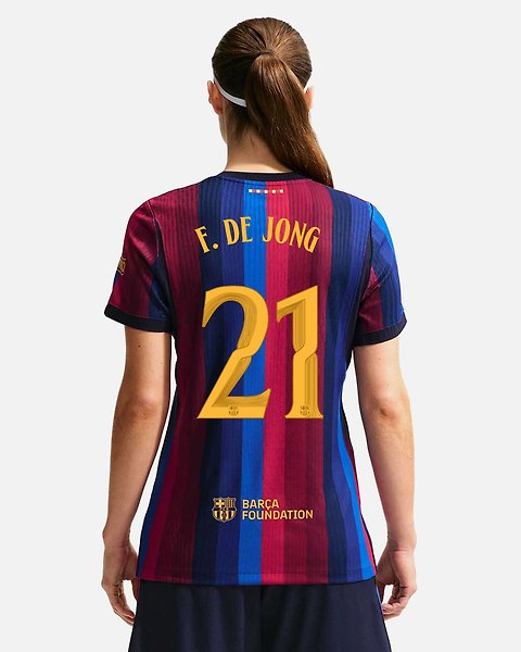 Camisola 1.ª FC Barcelona 2026/2027 Match F. De Jong
