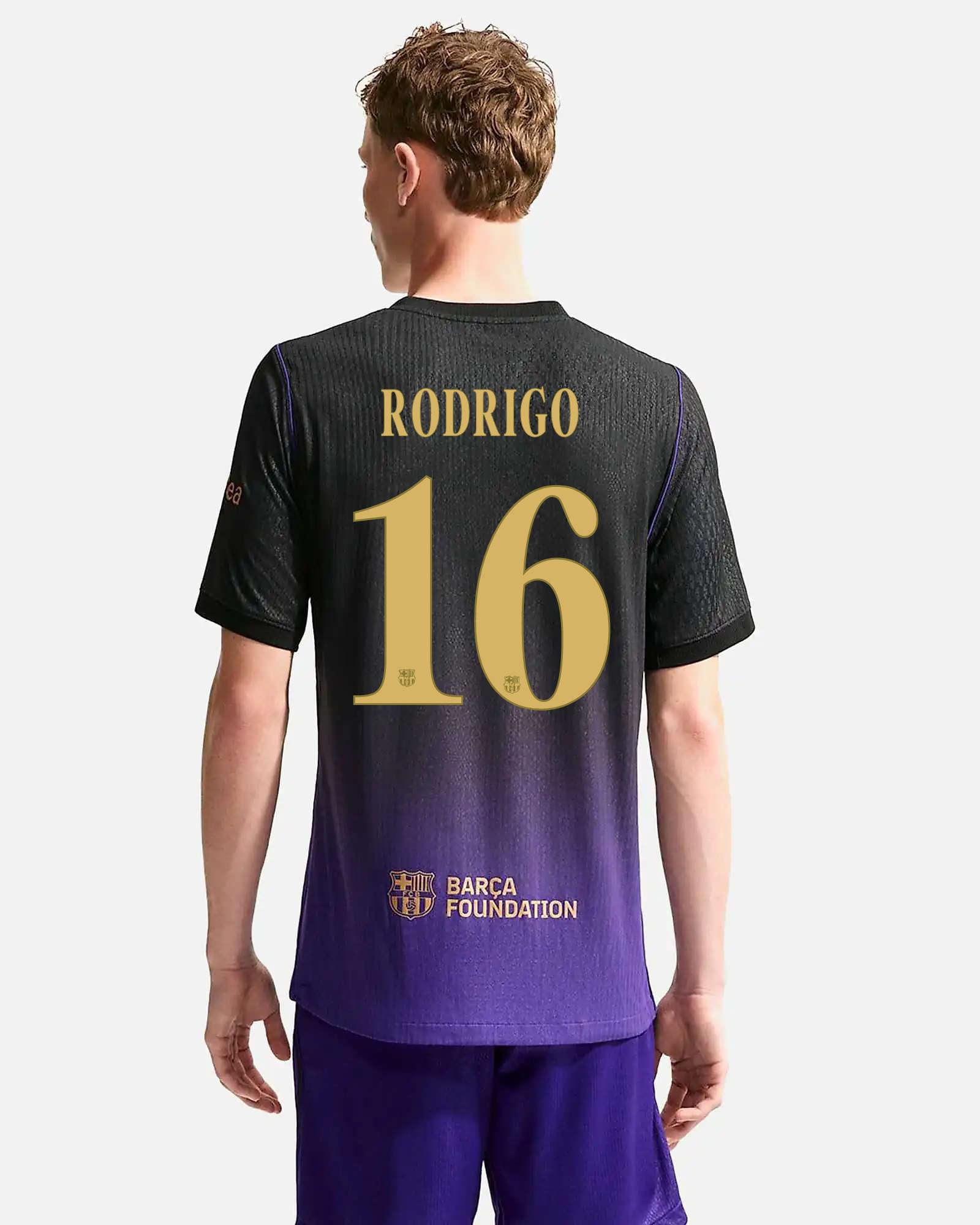 Camisola 2ª FC Barcelona 2026/2027 Match Kobe Rodrigo Camisola 2ª FC Barcelona 2026/2027 Match Kobe Rodrigo - Fútbol Factory