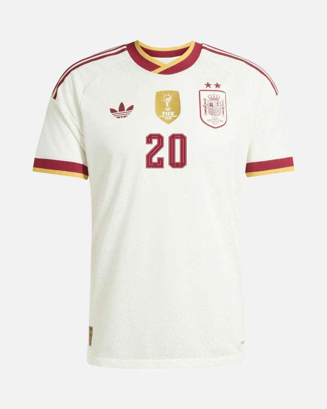 Camiseta 2ª España Mundial 2026 Winners Authentic 2ª estrella Pedri - Fútbol Factory