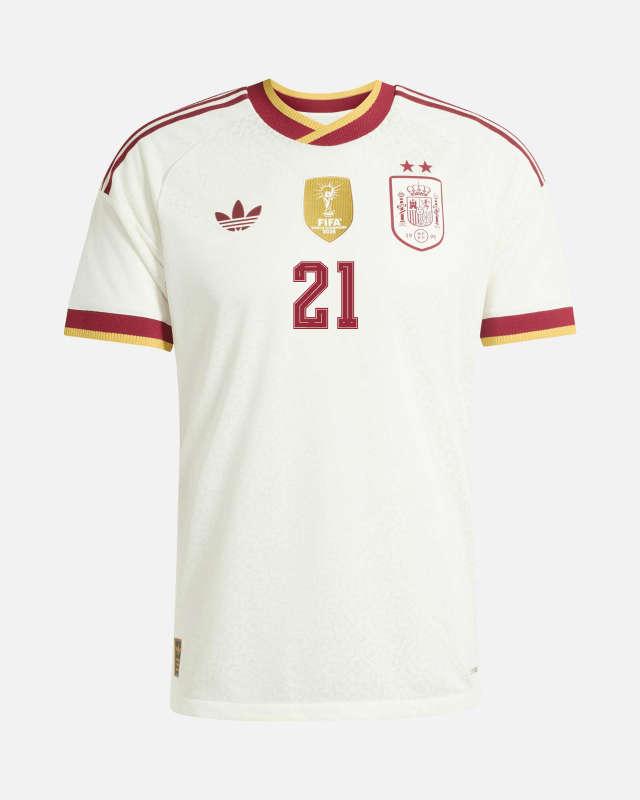 Camiseta 2ª España Mundial 2026 Winners Authentic 2ª estrella Oyarzabal - Fútbol Factory