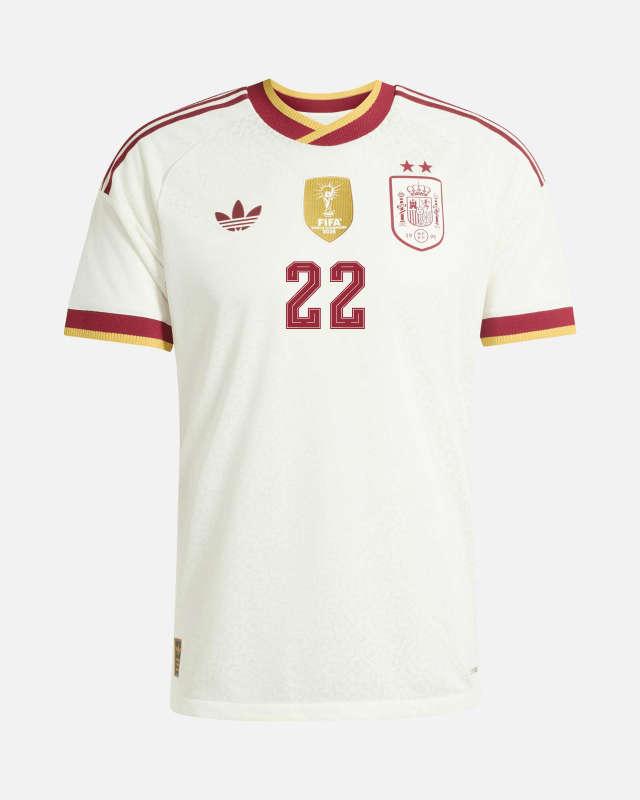Camiseta 2ª España Mundial 2026 Winners Authentic 2ª estrella Cubarsí - Fútbol Factory